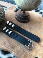 cartier 21 chronoscaph band zwart, Ophalen of Verzenden, Zo goed als nieuw, Zwart, Jongen of Meisje