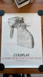 Coldplay poster - A rush of blood to the head, Ophalen of Verzenden, A1 t/m A3, Zo goed als nieuw, Muziek