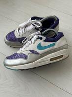 Nike Air Max 1 Silver Varsity Purple maat 38,5, Overige kleuren, Nike, Ophalen of Verzenden, Sneakers of Gympen