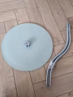 Glazen Nachtkastje met Metalen Poten, Minder dan 45 cm, Ophalen of Verzenden, Minder dan 55 cm, Glas