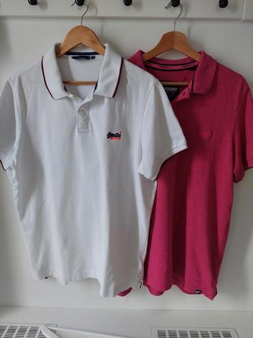 Superdry polo Maat 2 XL in nieuwstaat wit beschikbaar voor biedingen