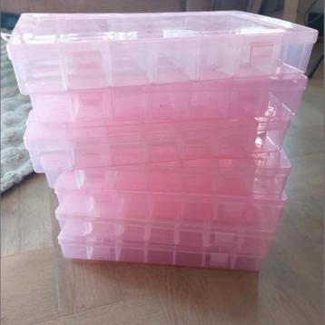 7 Opbergdozen voor Kralen, Hobby & Sieraden beschikbaar voor biedingen