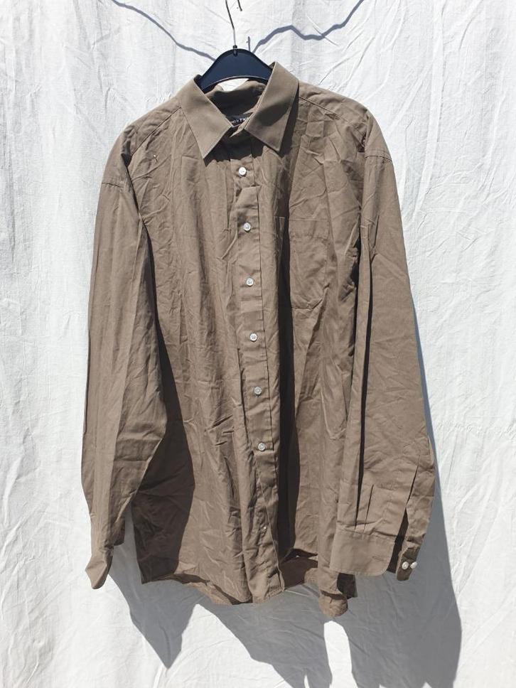 Mooi overhemd. Mt 18 inch (mt 46 / XXL) . Merk Double TWO, Kleding | Heren, Overhemden, Zo goed als nieuw, Overige halswijdtes