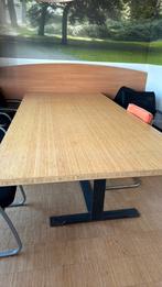 Bamboe Tafel, Huis en Inrichting, Tafels | Eettafels, Ophalen, Rechthoekig, 50 tot 100 cm