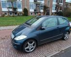 Mercedes-Benz A-Klasse 2.0 A200 Turbo 3DRS AUT 2005 Blauw, Auto's, Mercedes-Benz, Beige, 4 cilinders, Leder en Stof, 48 €/maand