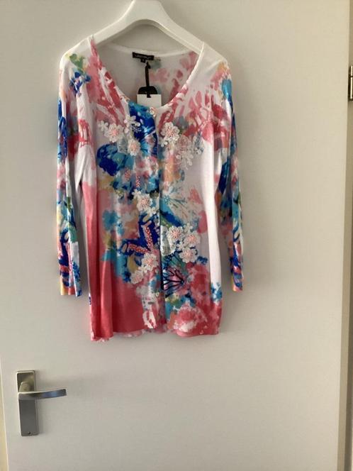 Zomers twinset Léo Guy maat 3, Kleding | Dames, Truien en Vesten, Nieuw, Maat 38/40 (M), Overige kleuren, Ophalen