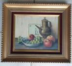 Stilleven met appels en druiven van Pieter Wilhelm Millenaar, Antiek en Kunst, Ophalen of Verzenden