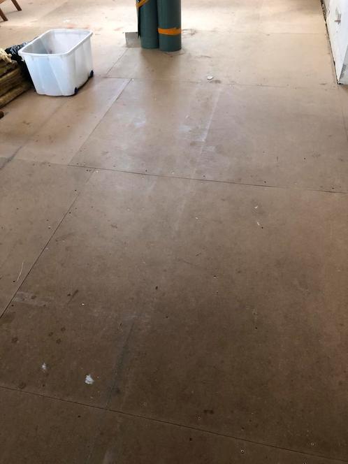 MDF board 7 mm met isolatie mat 30 m2 voor ondervloer, Doe-het-zelf en Verbouw, Vloerdelen en Plavuizen, Gebruikt, Vloerdelen of -planken