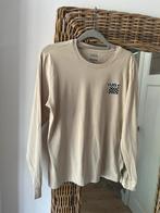 T-shirt lang mouw Vans mt L beige print, Ophalen of Verzenden, Zo goed als nieuw, Beige