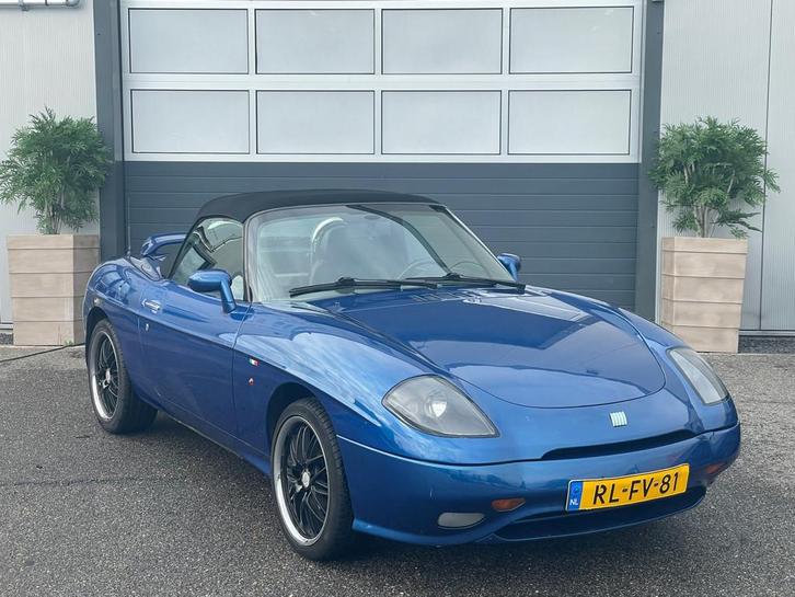 Fiat Barchetta 1.8-16V | CABRIO | LEER | ELEKTRISCHE RAMEN |, Auto's, Fiat, Bedrijf, Te koop, Barchetta, Elektrische ramen, Open dak