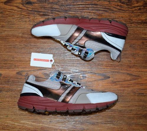 D' ACQUASPARTA - sneakers DPS 3000 W Bianco Bordo - maat 38, Kleding | Dames, Schoenen, Nieuw, Sneakers of Gympen, Overige kleuren