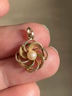 14 karaat gouden vintagehanger met een parel, Ophalen, Zo goed als nieuw, Goud, Overige voorstellingen