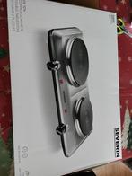 Severin DK 1014 Dubbele Kookplaat - Nieuw in doos, Nieuw, 3 kookzones of minder, Ophalen of Verzenden, Vrijstaand