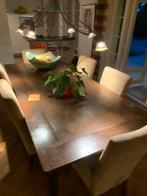 Grote Rechthoekige Eettafel 110x240, ophalen na 15 okt, Huis en Inrichting, Tafels | Eettafels, Ophalen, Gebruikt, 100 tot 150 cm