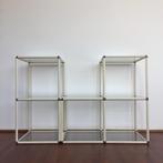OPRUIMING Vitra in Shop vitrine display systeem  jaren 70, Met plank(en), Gebruikt, 100 tot 150 cm, Glas