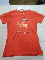 Horka shirt, oranje met paardenprint, maat 176 / XXS, Nieuw, Bovenkleding, Ophalen of Verzenden, Dames