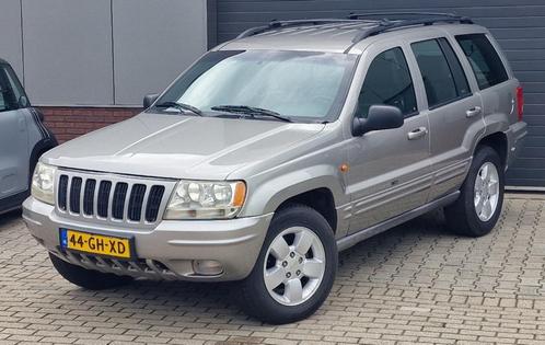 Jeep Grand Cherokee 4.7 I V8 Limited AUT 2000 Grijs APK NAP, Auto's, Jeep, Bedrijf, Grand Cherokee, 4x4, ABS, Airbags, Airconditioning