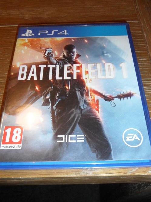 In goede staat: PS4 game van EA: Battlefield 1, Spelcomputers en Games, Games | Sony PlayStation 4, Zo goed als nieuw, Shooter