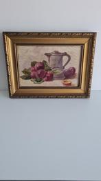 Zeer mooi schilderij op doek - stilleven - 1938, Ophalen of Verzenden