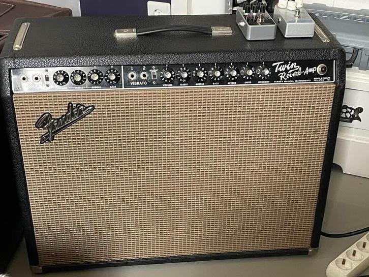 1966 Fender Twin Reverb - Dikke Toon!, Muziek en Instrumenten, Versterkers | Bas en Gitaar, Gebruikt, 50 tot 100 watt, Ophalen