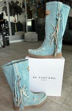 El Vaquero “Billie Silverstone Sky” , suede , maat 37, Kleding | Dames, Schoenen, Hoge laarzen, Blauw, Nieuw, Ophalen of Verzenden