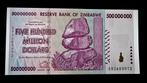 Five Hundred Millions Dollars, Los biljet, Zimbabwe, Verzenden