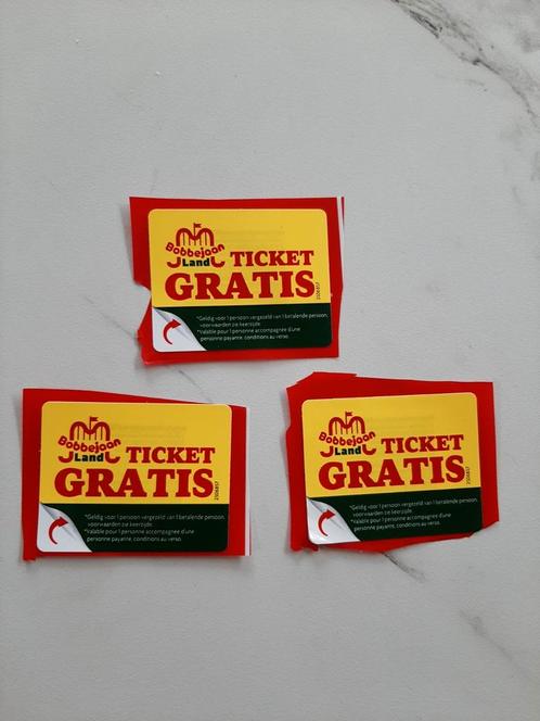 Gratis tickets bobbejaanland provincie Antwerpen, Tickets en Kaartjes, Kortingen en Cadeaubonnen, Overige typen, Kortingsbon