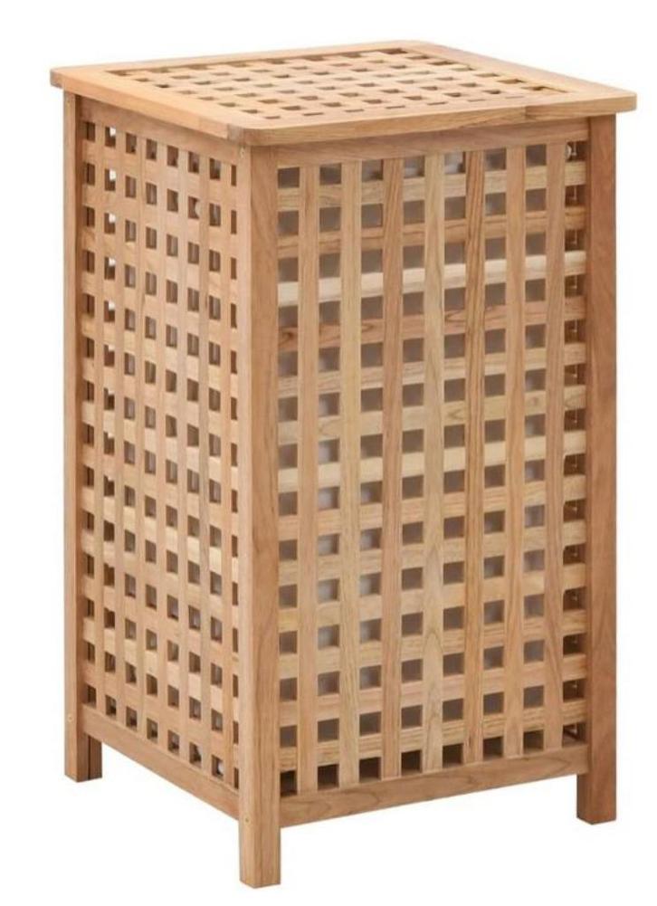 Wasmand waskorf hout met binnenzak GRATIS VERZENDING, Huis en Inrichting, Badkamer | Badtextiel en Accessoires, Nieuw, Overige typen