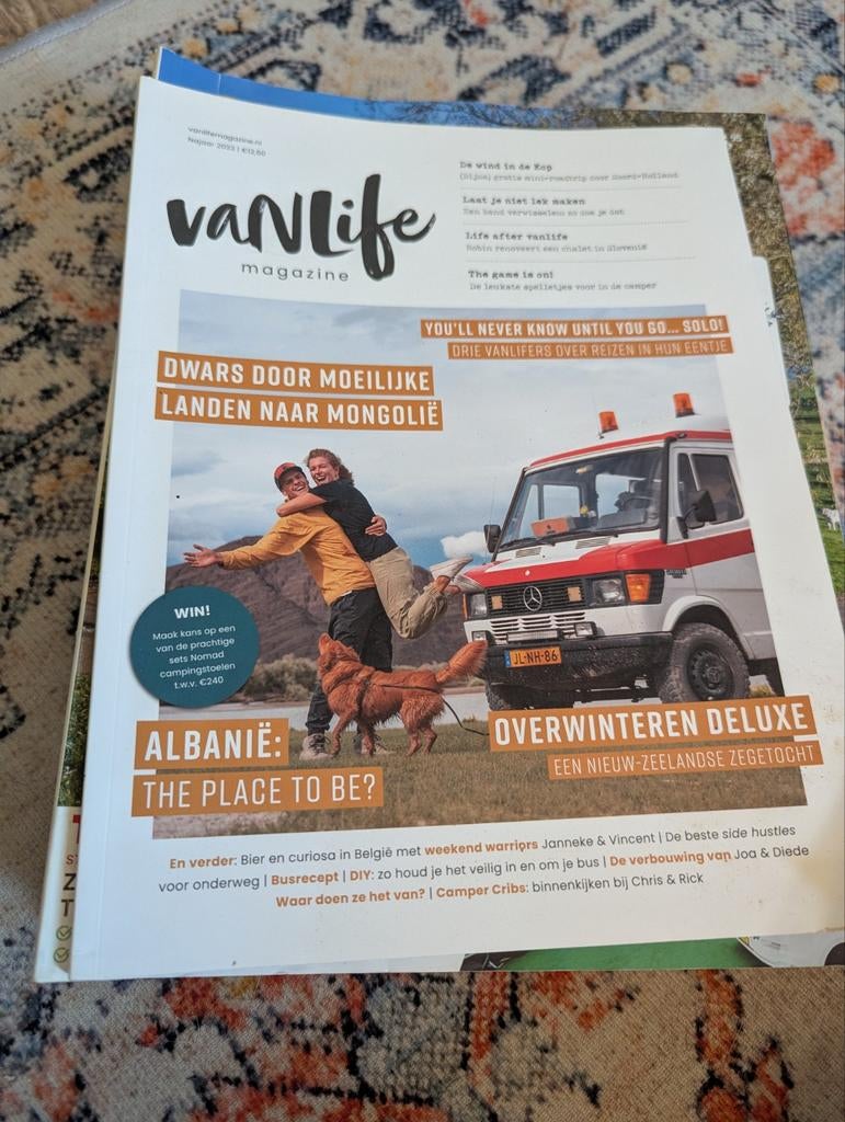 Stapel camper magazines, Boeken, Tijdschriften en Kranten, Ophalen, Gelezen