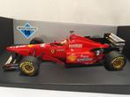 Eddie Irvine Ferrari 412 T3 High Nose 1996, Ophalen of Verzenden, Zo goed als nieuw, Auto, MiniChamps