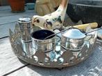 3 delige verzilverde set., Ophalen of Verzenden