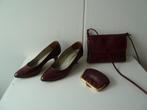 Bordeaux rode schoenen mt 37 met tas nieuw, Kleding | Dames, Schoenen, Schoenen met lage hakken, Overige kleuren, Nieuw, Ophalen of Verzenden