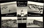 Groeten uit Camping Oranjezon, Vrouwenpolder - 5 afb - 1967, Ophalen of Verzenden, 1960 tot 1980, Gelopen, Gelderland