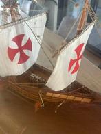 Santa Maria Modelschip in Stolp, Ophalen