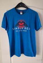 Simply Red "Big Love Tour 2015" T-shirt – Maat L, Kleding | Heren, T-shirts, Maat 52/54 (L), Blauw, Ophalen of Verzenden, Zo goed als nieuw