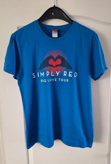 Simply Red "Big Love Tour 2015" T-shirt – Maat L beschikbaar voor biedingen