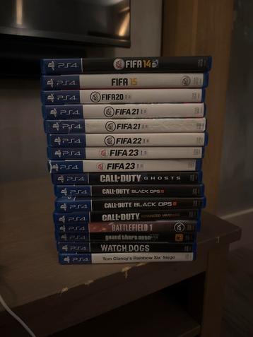 PS4 Spellen Collectie - FIFA, Call of Duty, GTA beschikbaar voor biedingen