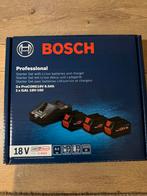 Nieuw bosch accuset ,3 stuks accu 8ah + lader 280€, Ophalen, Nieuw, Boor- en Schroefmachine