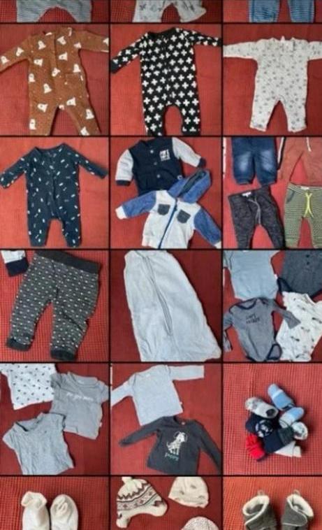 Groot pakket babykleding maat 50/56, Kinderen en Baby's, Babykleding | Baby-kledingpakketten, Zo goed als nieuw, Maat 50, Ophalen