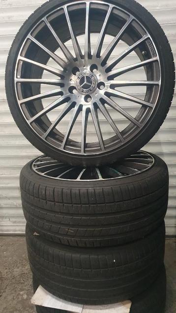 19"AMG Look LM Velgen+Banden Mercedes A/CLA/B  Klasse Enz!!! beschikbaar voor biedingen