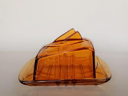 Kaasstolp Stölzle Hermanova Hut Art Deco, Antiek en Kunst, Antiek | Glas en Kristal, Ophalen of Verzenden