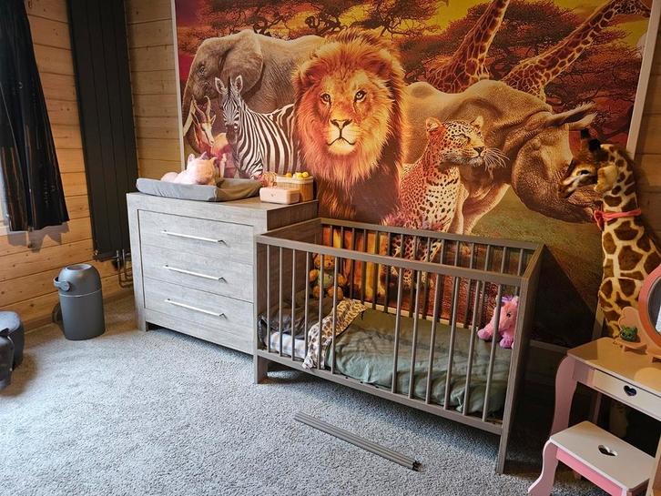 Complete Nordica Driftwood babykamer, Kinderen en Baby's, Kinderkamer | Complete kinderkamers, Zo goed als nieuw, Jongetje of Meisje