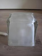 vintage lviken ikea ice cube lamp, Verzenden, Glas, Ice cube ikea, Minder dan 50 cm