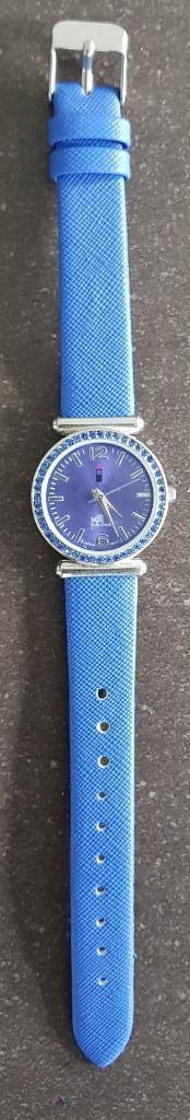 Lucardi, meisjes horloge kleur blauw met paarse gloed beschikbaar voor biedingen