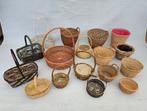 Rieten / rotan manden + schalen voor Pasen - paasmandjes, Diversen, Pasen, Ophalen of Verzenden, Gebruikt