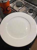 Wit Bord - Eenvoudig en Stijlvol, Ophalen, Gebruikt, Bord(en), Effen