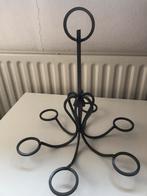 Metalen Hangkandelaar - Sfeervol !, Huis en Inrichting, Woonaccessoires | Kandelaars en Kaarsen, Ophalen, 25 tot 50 cm, Zwart
