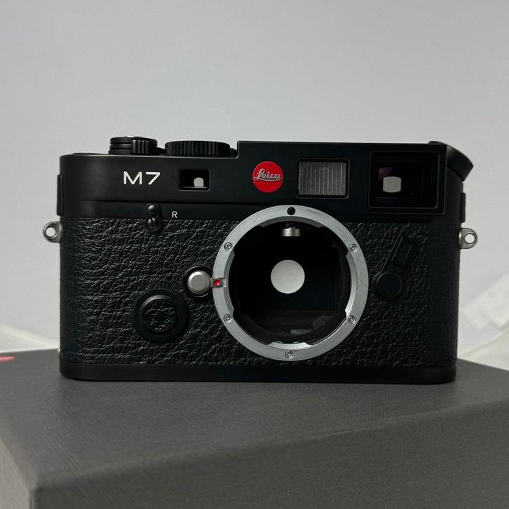 Leica M7 zwart chrome 0,72, Audio, Tv en Foto, Fotocamera's Analoog, Zo goed als nieuw, Compact, Leica, Ophalen of Verzenden