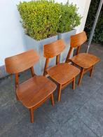 Vintage Walnoot Eetkamerstoelen - Set van Zes, Ophalen, Gebruikt, Bruin, Vintage