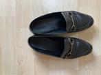 Massimo Dutti - Zwarte leren loafers maat 37, Kleding | Dames, Schoenen, Massimo Dutti, Ophalen of Verzenden, Gedragen, Instappers